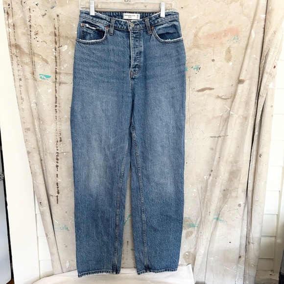 Abercrombie & Fitch the Dad High Rise Jeans - Picture 1 of 4